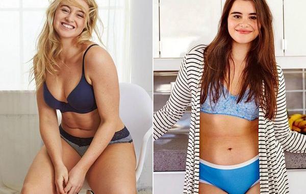 Aerie, эта марка нижнего белья берёт в модели обычных женщин, бельё для обычных женщин