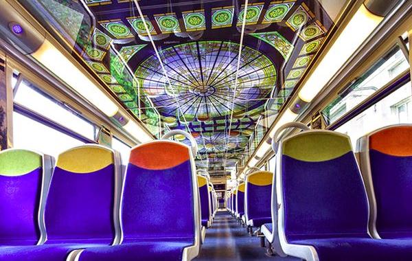 Искусство в пути, французские поезда превратились в музеи