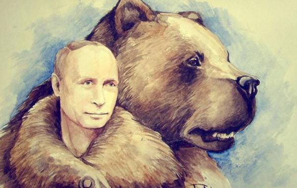 путин российский президент карикатуры зарисовки сатира