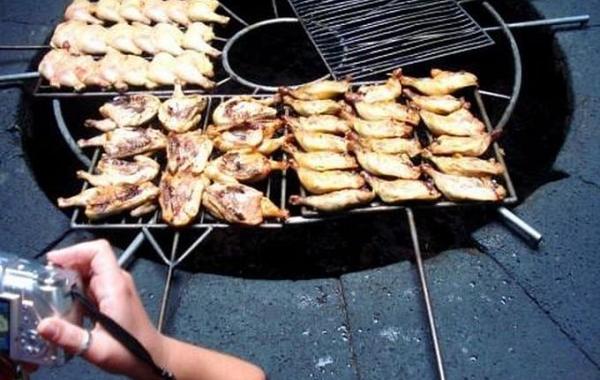 Приготовление еды на вулкане