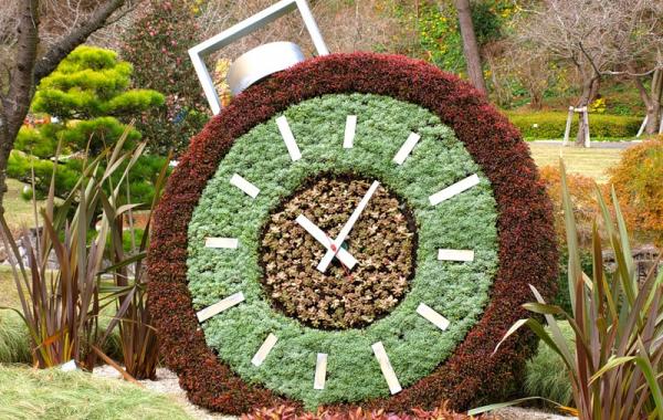 Фестиваль скульптур из цветов в Хамамацу