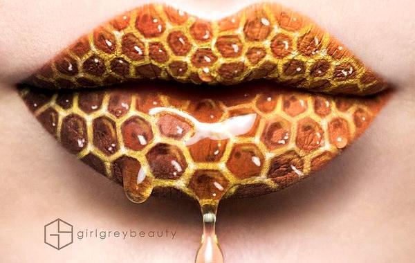 Визажист превращает губы в произведения искусства,  Андреа Рид, Andrea Reed