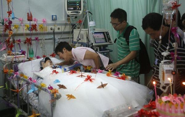 Китаец овдовел через два часа после свадьбы