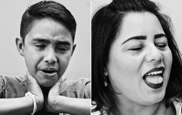 Джозеф Ибарр, Josef Ibarr, люди съели острый перец, лица людей съели острый перец