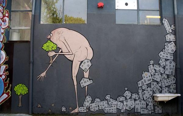 уличное искусство в анимации, уличное искусство в гифках, мозговзрывательная анимация, анимация ABVH