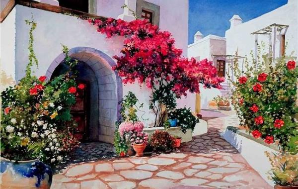 Греция в акварелях Пантелиса Зографоса