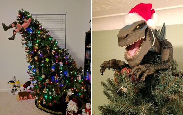 креативные верхушки на ёлку, творческие верхушки для новогодней ёлки