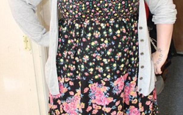 до и после танцы на шесте пилон Хейзел Фревин