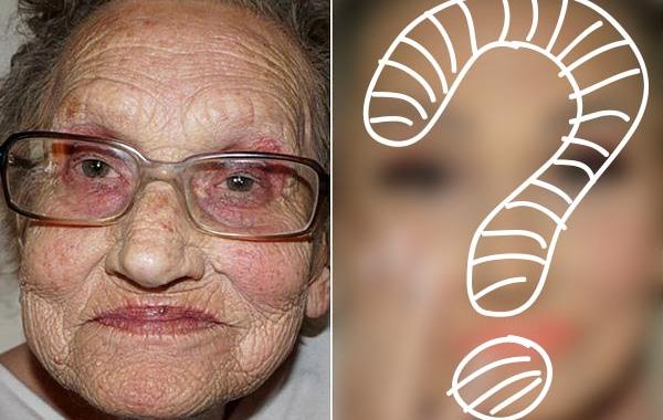 80-летняя бабушка попросила внучку сделать ей макияж, бабушка Ливия макияж