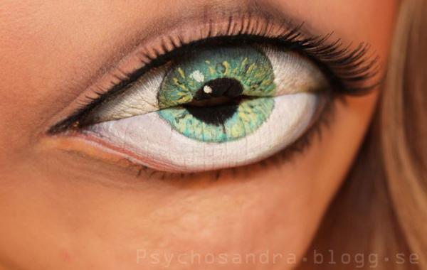 глаз на губах,Сандра Холмбом,макияж