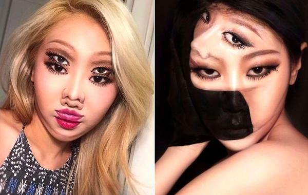  Дейн Юн, Dain Yoon,  оптические иллюзии на лице