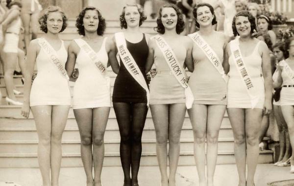 Ретро конкурсы красоты, модели