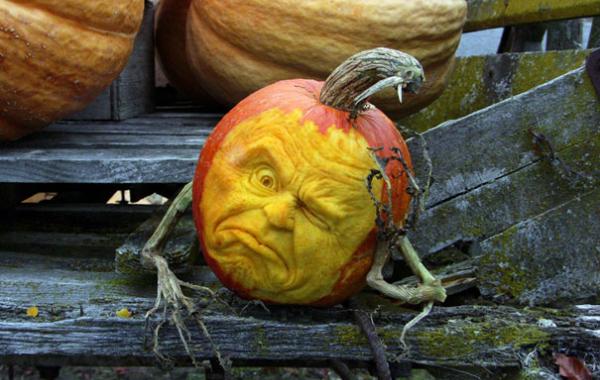 Креативная резьба по тыкве от Рея Виллэфена
