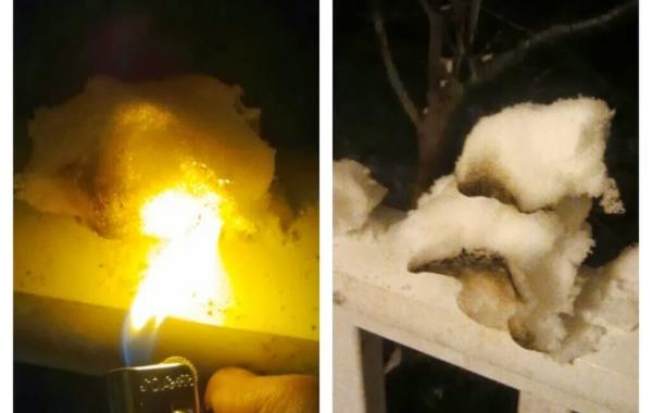 В Америке выпал снег, который не тает