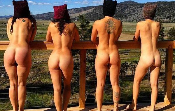 Голые на природе, тренд голышом на природе