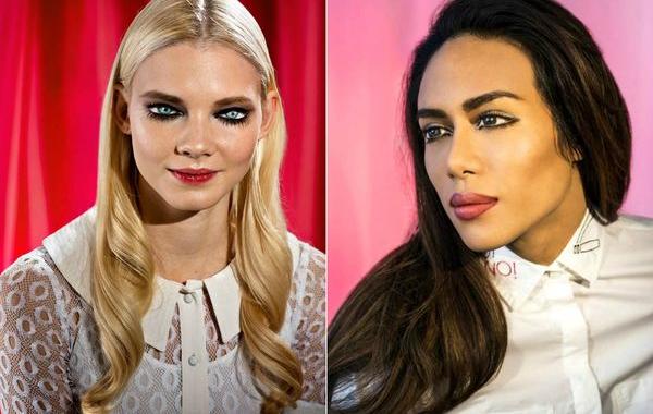 How We See, Как мы видим, открытые глаза поверх закрытых век, глаза нарисованные на веках, Лори Симмонс, Laurie Simmons