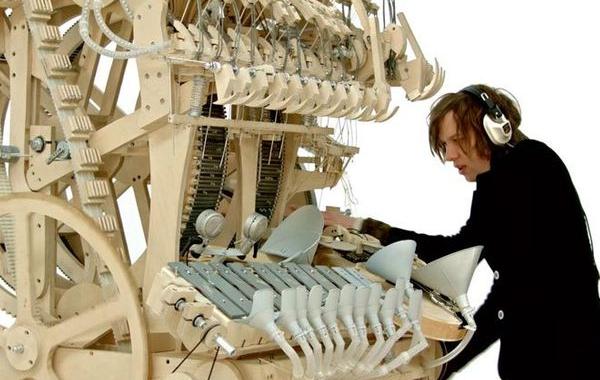 Мартин Молин, Martin Molin, Wintergatan, гигантская шарманка металлические шарики