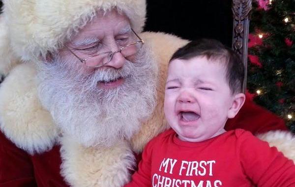 жуткие Санта-Клаусы, страшные Санта-Клаусы