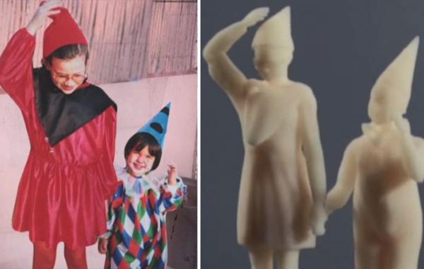 3d фотографии для ослепших, 3d фотографии для слепых людей, распечатали фотографии в 3d