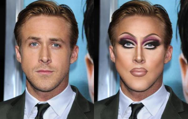 Celebrities as Drag Queens, голливудские актеры в образах травести див, Кристофер МакПарлан, Christopher McParlan, мужчины голливуда как трансвеститы
