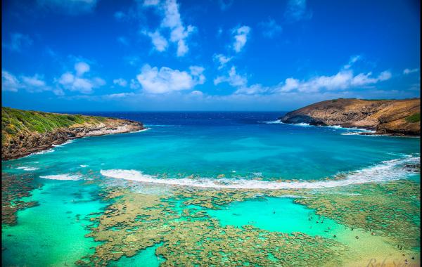 Ханаума Бэй гавайи пляж кратер