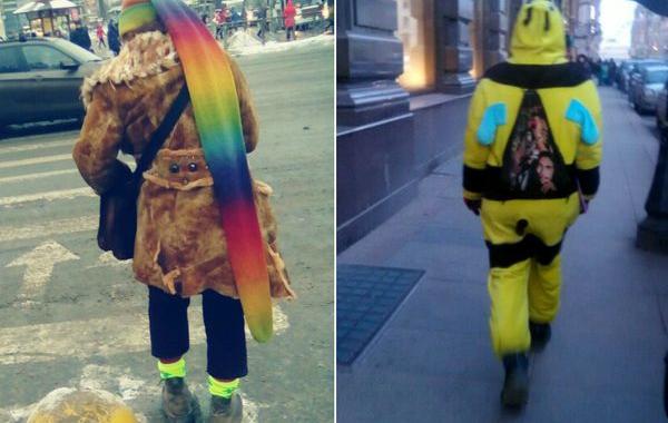 мода петербургских улиц, безумная мода Питера