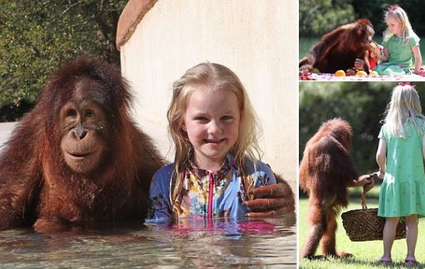 Эмили Бланд, Emily Bland, друг орангутанг, Риши