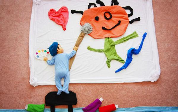 Затейливая мама превращает спящего малыша в героя сказок, Queenie Liao