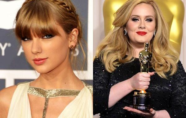 Ровесники, знаменитости, фото, Тейлор Свифт, Адель