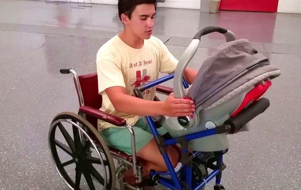 парень изобрёл кресло-коляску, Шарина Джонс