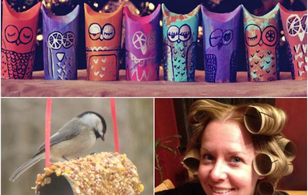 из рулона туалетной бумаги, поделки своими руками