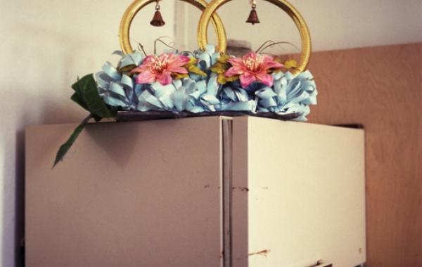 Калым, кольца на холодильнике