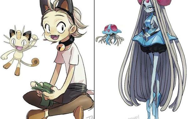 покемоны люди, как бы выглядели покемоны если бы были людьми