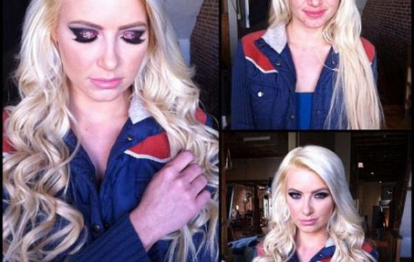 Порнозвезды до и после макияж