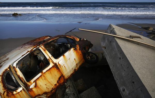 Зона отчуждения АЭС Фукусима-1 спустя 2,5 года после катастрофы