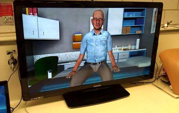 робот Патрик, робот для будущих проктологов, робот студенты-медики проктология, робот сдача экзамена по проктологии