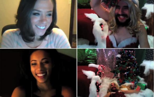 Новогодний позитив в очередной пародии Стива Кардинала в "Chatroulette"