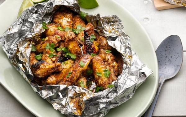 блюда на гриле, блюда в фольге, что приготовить на природе