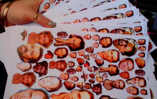 Розыгрыш расклеили головы Николаса Кейджа по всему дому