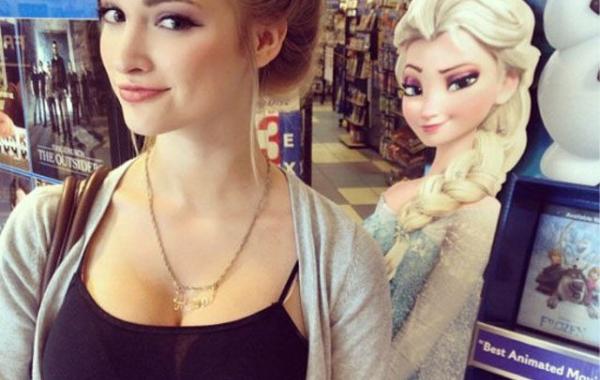 Анна Фэйт - новая звезда интернета, имеющая поразительное сходство с героиней мультфильма "Холодное Сердце"