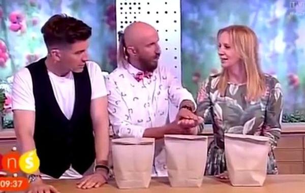 фокусник проткнул руку гвоздём, фокусник проткнул руку гвоздём телеведущей