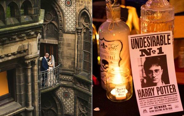 свадьба в стиле Гарри Поттера, свадьба в тематике Гарри Поттера