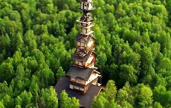 хижина высотой 55 метров, хижина в Аляске высота 55 метров, Филипп Вайднер, Phillip Weidner