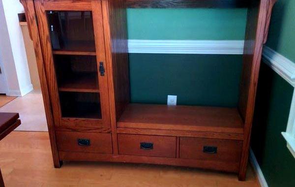 из стенки под телевизор в бар с подсветкой, переделал стенку под телевизор, бар с посдветкой