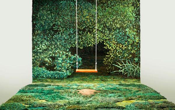 Александра Кехайоглу, Alexandra Kehayoglou, ландшафтные ковры, ковры в виде садов