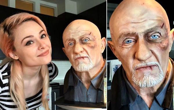 Натали Сайдсерф, Natalie Sideserf, реалистичные торты, торт в виде Майка Эрмантраута