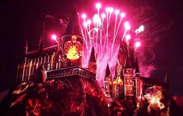 тематический парк Гарри Поттера, видео открытия парка Гарри Поттер