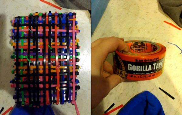 сильно упаковал подарок, упаковал подарок распаковывать целый день, необычная упаковка подарка