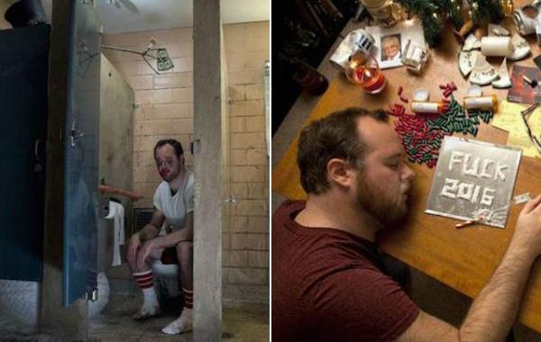 смешные рождественские открытки, мама посоветовала протрезветь, Джон Сессна, John Cessna