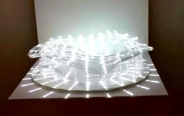 прозрачный зоотроп, зоотроп распечатанный на 3D-принтере, зоотроп видео, Акинори Гото, Akinori Goto